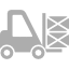 Graphic of forklift carrying two crates