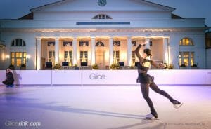 Figure skater on a Glice rink