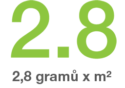 2,8 gramů